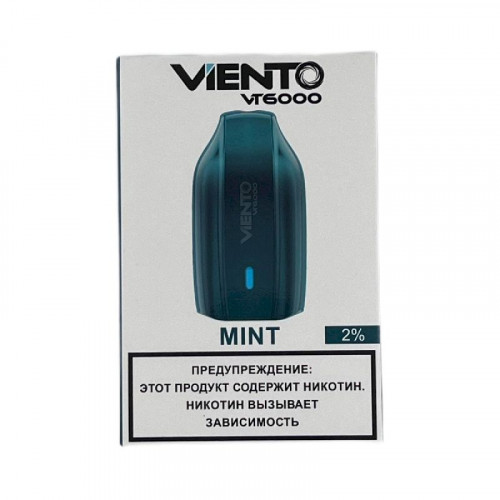 Электронная сигарета Viento VT 6000 - Мята (Mint)