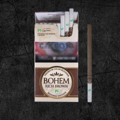 Сигариллы Бохем Супер слим - Рич Браун (Bohem Superslim - Rich Brown) Сигариллы со вкусом мохито, формата Супер Слим